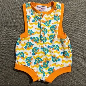 1990s (ish) It's Fun By Doe Spun Romper 3/6m